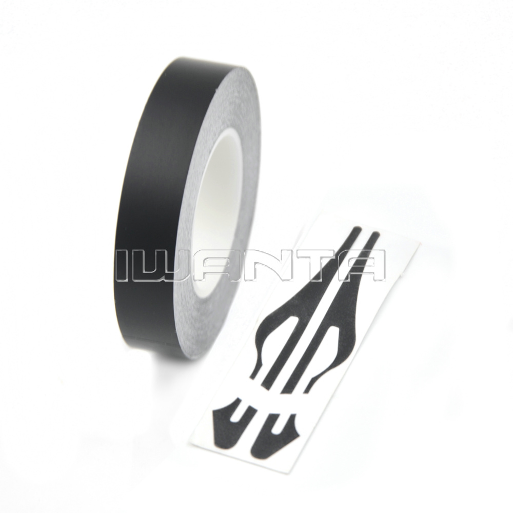 3/5" Matte Black Pinstripe Pin Stripe DIY Line Roll Vinyl Tape Decal
